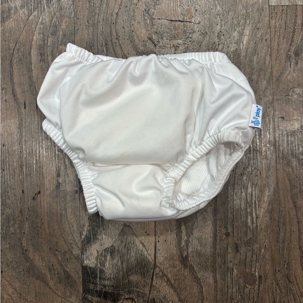 NWOT i play. Classic White swim Diaper Cover